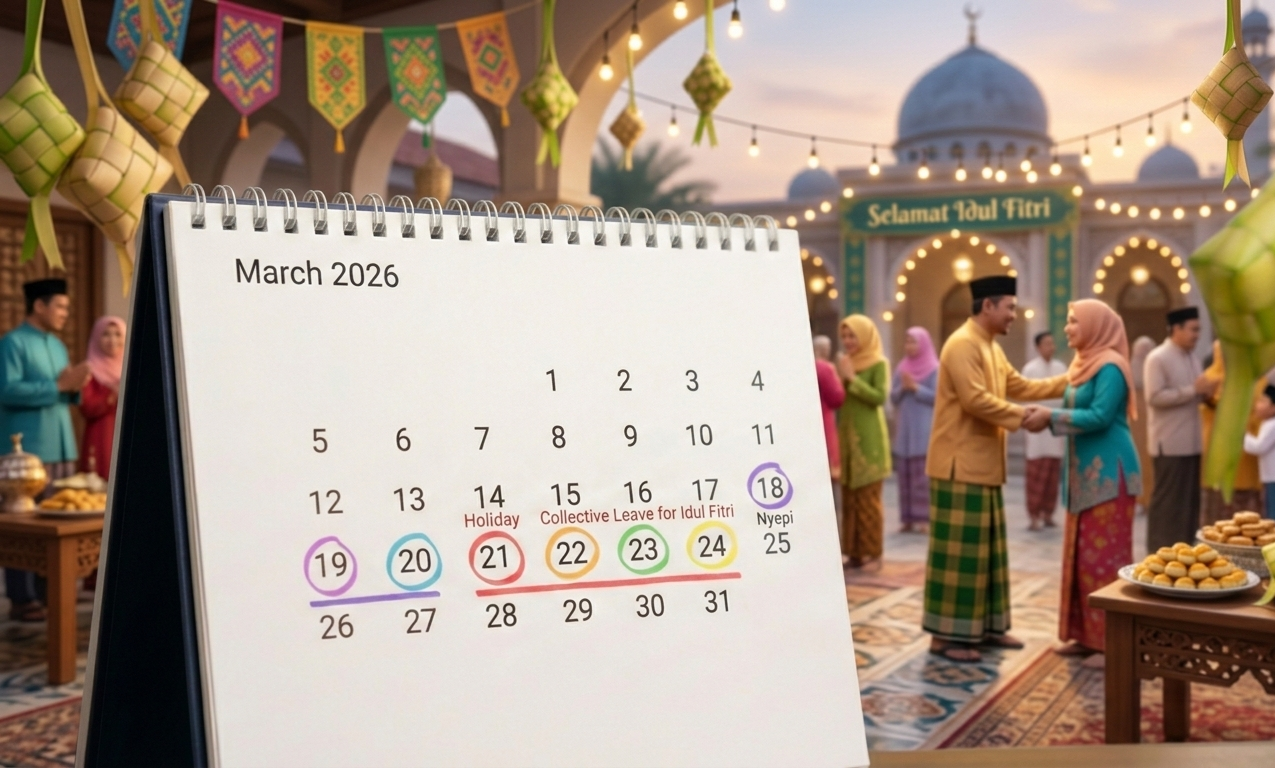 Libur Idulfitri 2026 Resmi Ditetapkan, Sekolah Libur 10 Hari