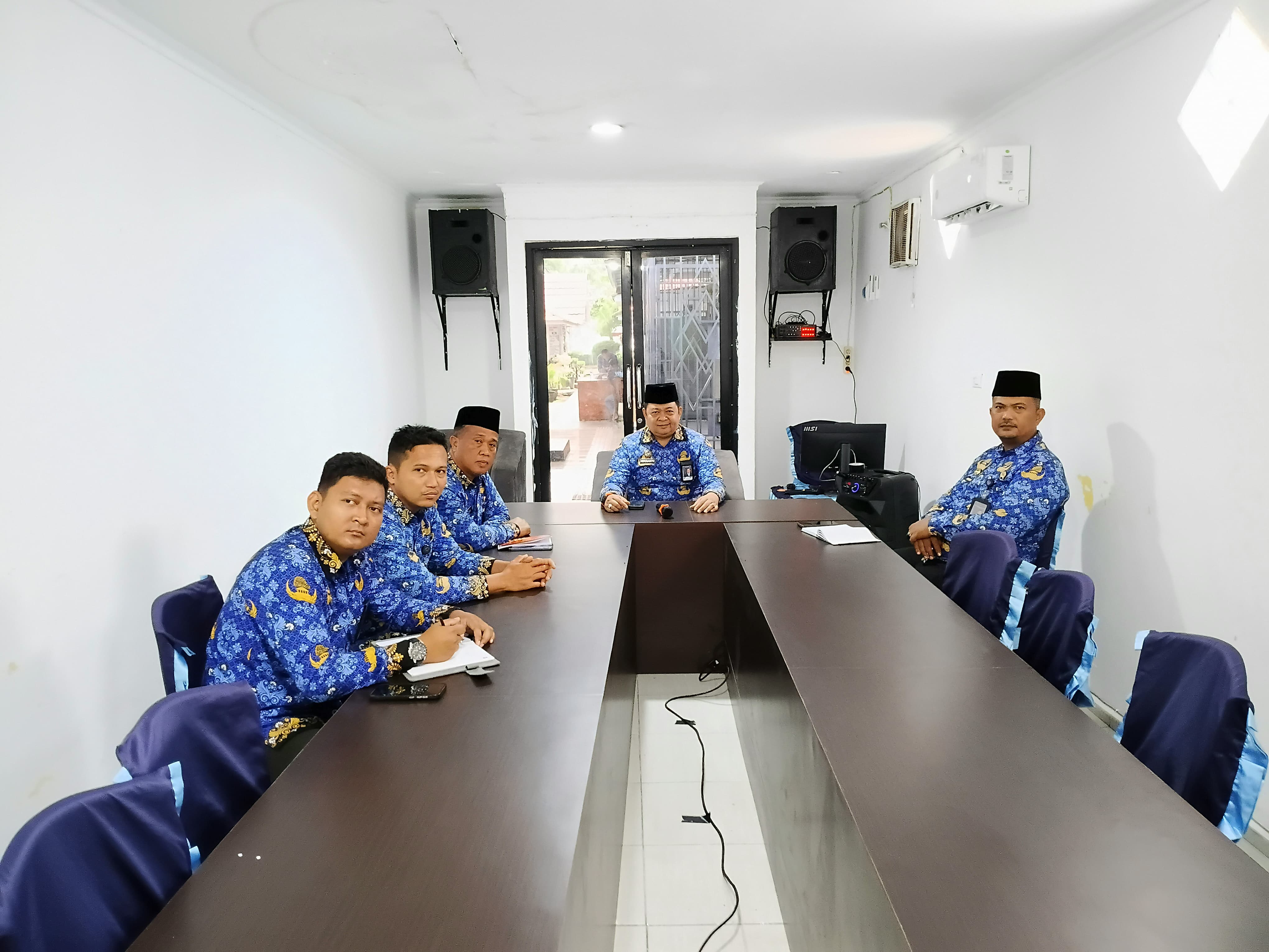 Kalapas Narkotika Muara Beliti  Zoom Meeting Sosialisasi Pelaporan Mekanisme Satu Data Pemasyarakatan