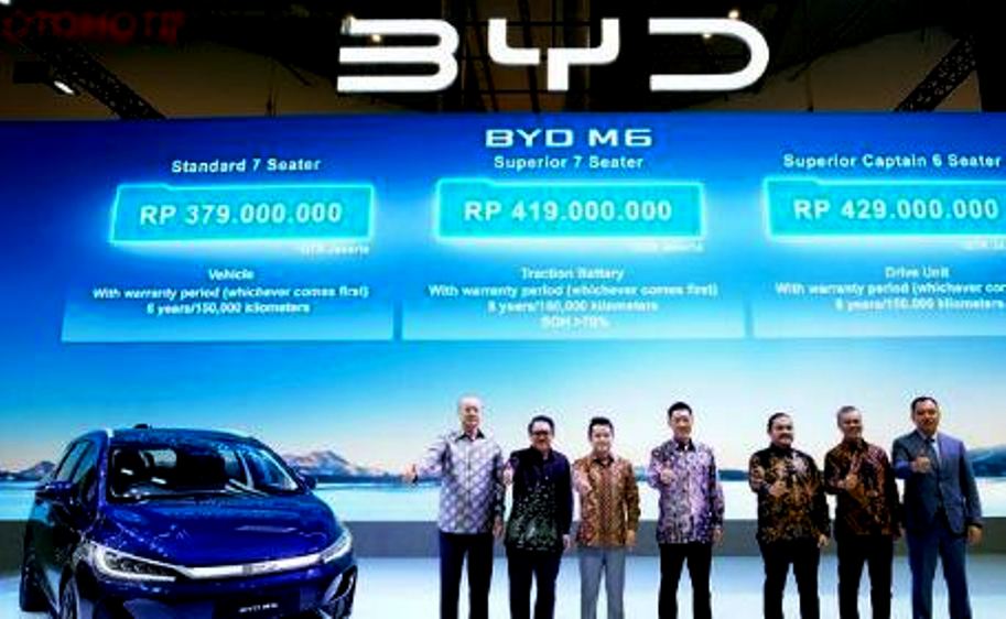 BYD M6 Laris: Targetkan 50 Showroom 3S Hingga Akhir Tahun 2024