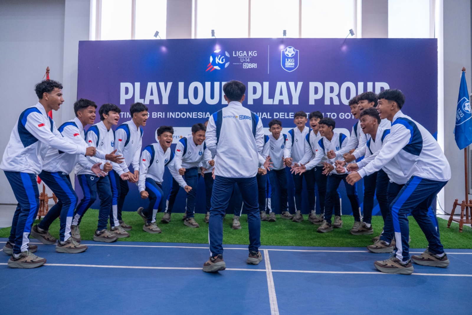 BRI dan Liga Kompas Melepas Keberangkatan Tim LKG BRI ke Piala Dunia Remaja “Gothia Cup” di Swedia