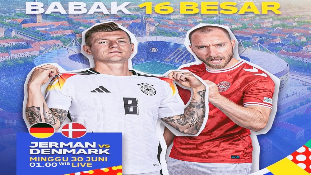 Prediksi Skor Jerman vs Denmark Babak 16 Besar EURO 2024: Malam ini