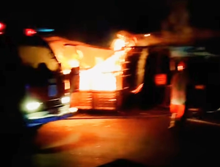 Lapak Dagang Ayam Hangus di Lubuklinggau, Polisi Selidiki Tiga Orang Mencurigakan