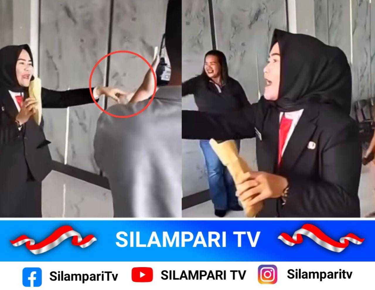 Aksi Joget dan Sawer Uang Rp. 100 Ribuan, ASN Perempuan di Muba Disorot Publik