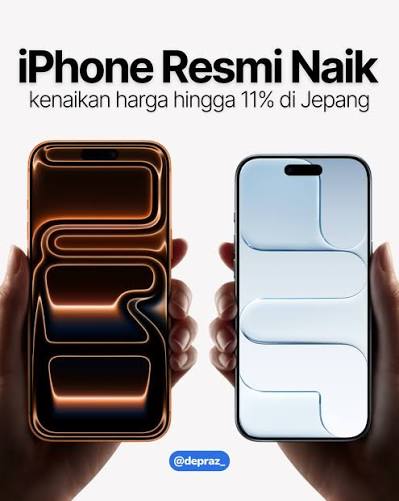 Apple Naikkan Harga iPhone di Jepang hingga 11 Persen, Pelemahan Yen Diduga Jadi Penyebab