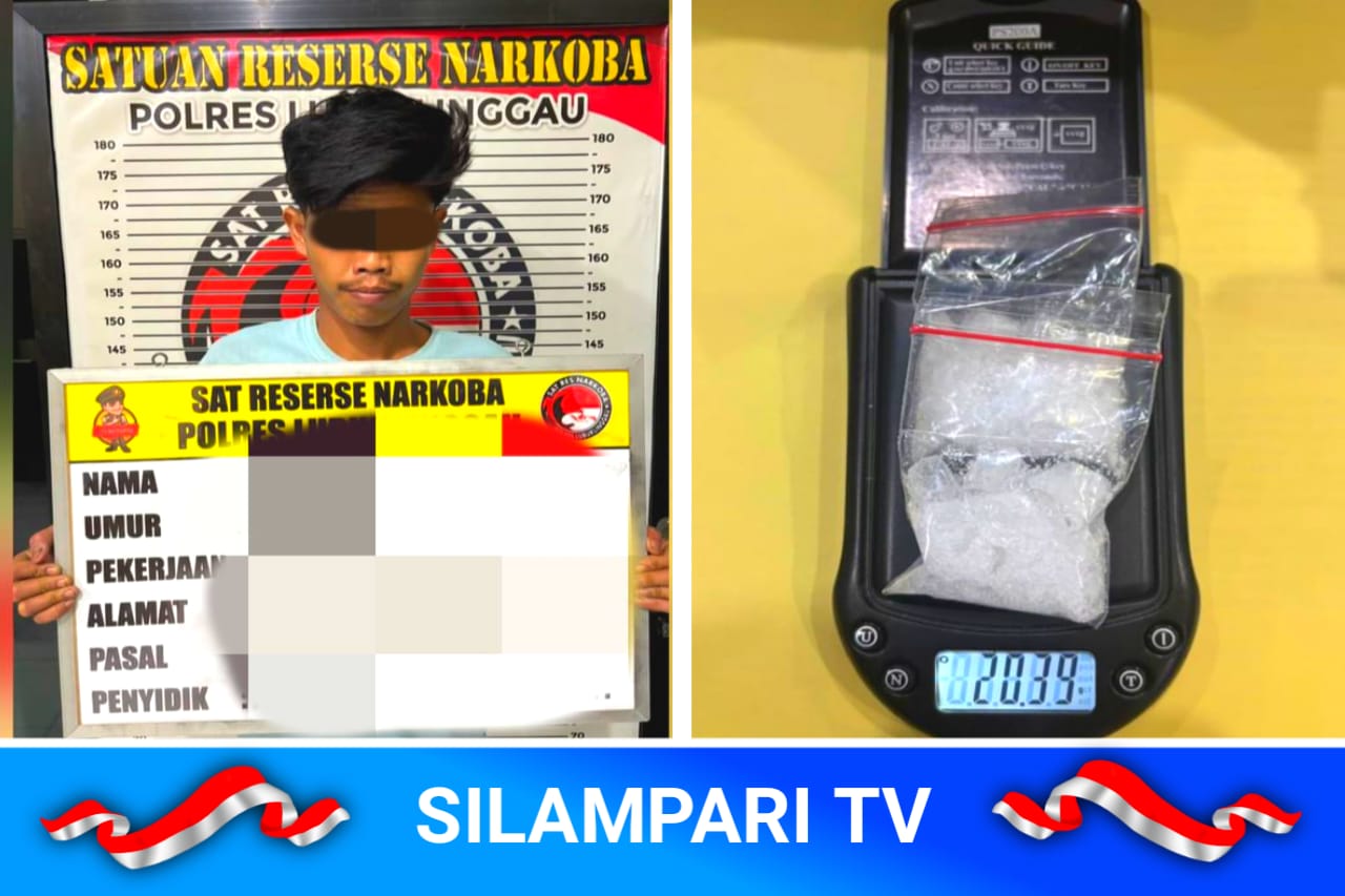 Satresnarkoba Polres Lubuk Linggau Bekuk Pemuda Pembawa 20 Gram Sabu Dalam Operasi Sikat Musi 2025