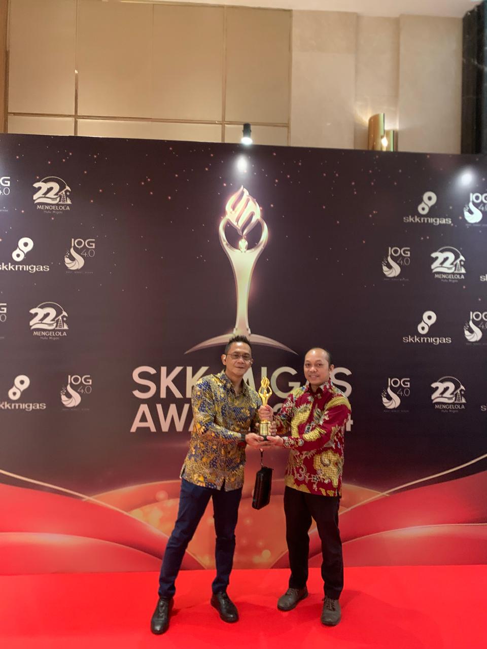 KKKS PT Sele Raya Belida Raih Penghargaan Optimum Production di Ajang SKK Migas Award 2024