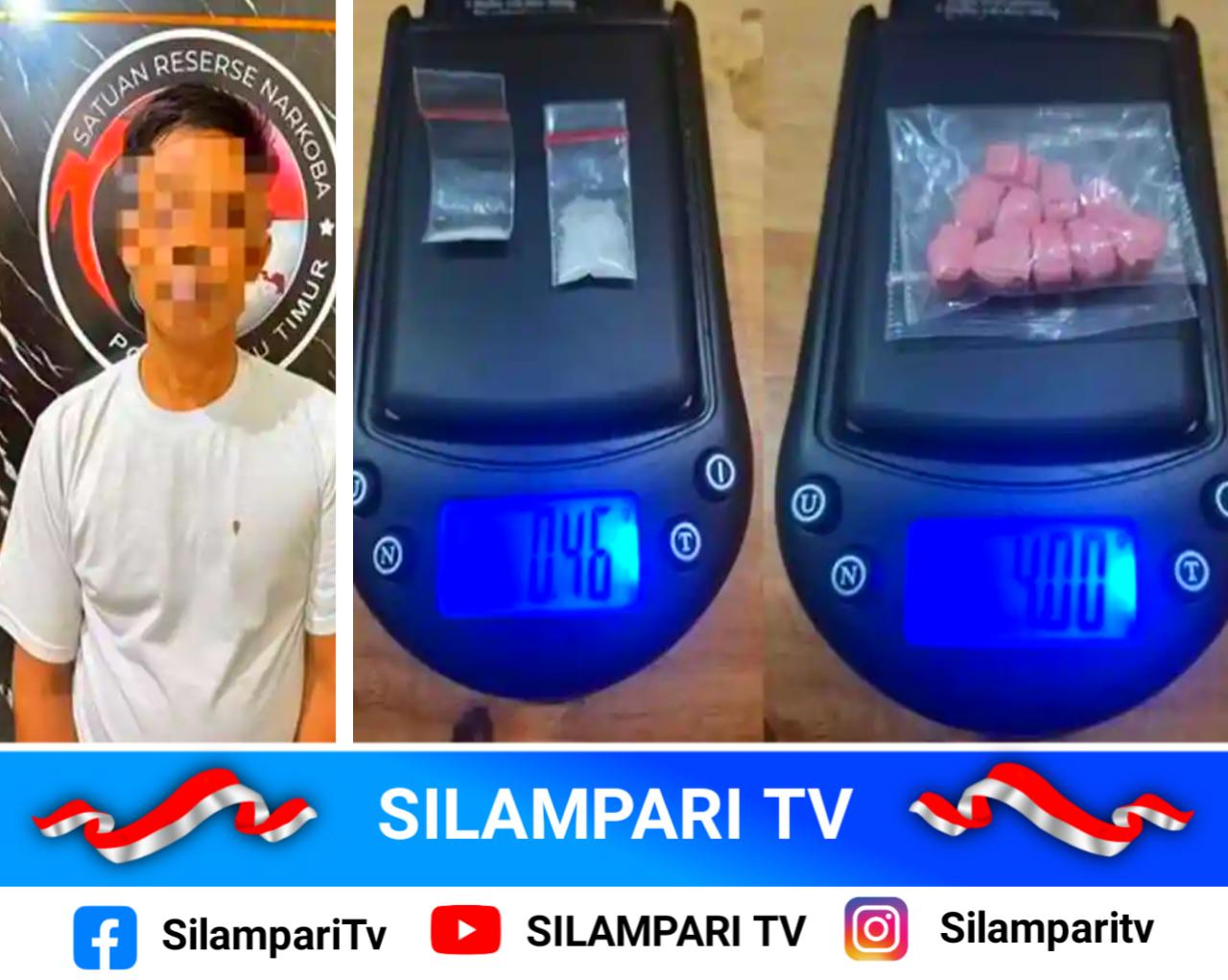 Petani 53 Tahun di OKU Timur Diciduk, Bawa Sabu dan Ekstasi