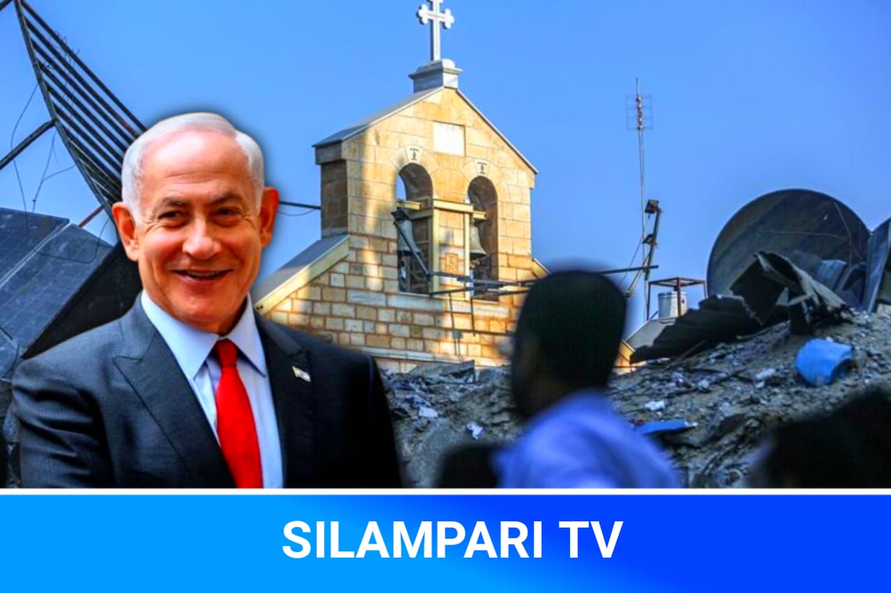 Israel Serang Satu-satunya Gereja Katolik di Gaza, Netanyahu Klaim Peluru Nyasar.