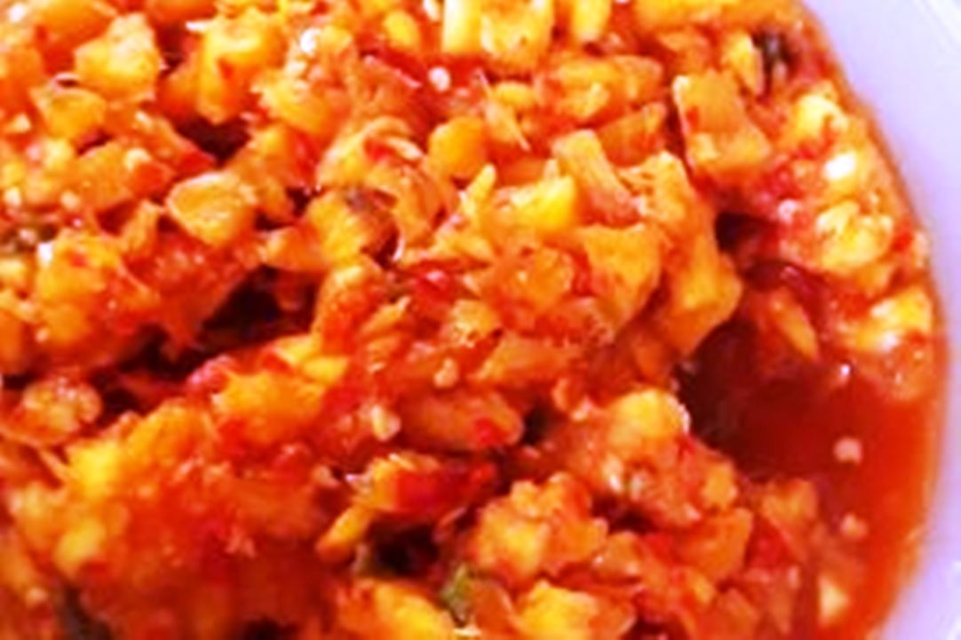 Resep Sambal Nanas Anti Masam Berlebihan, Pedas Manis Menggugah Selera