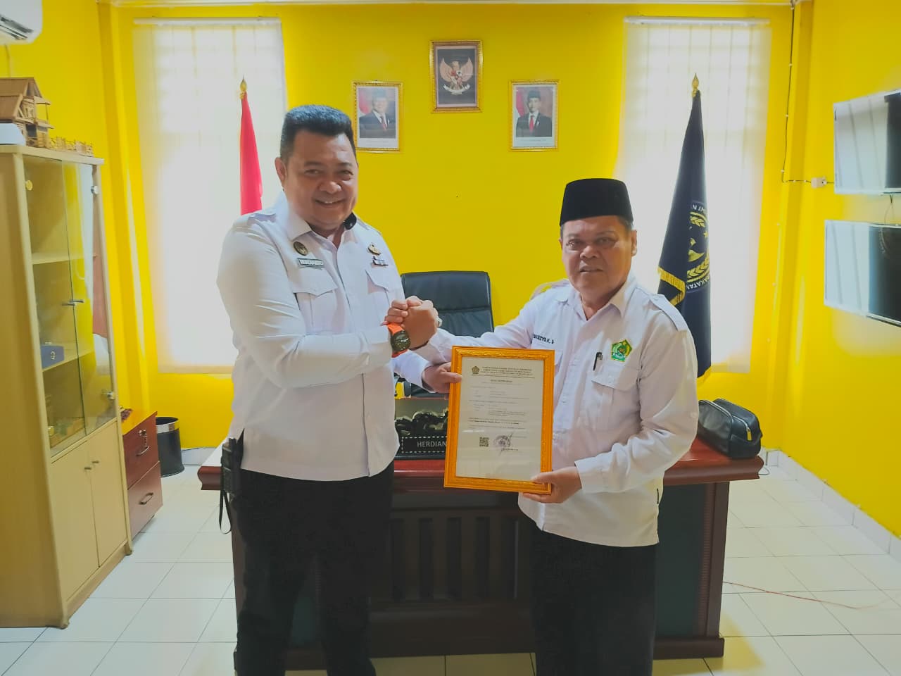 Masjid At-Taubah Lapas Narkotika Muara Beliti Resmi Kantongi Izin Dari Kemenag