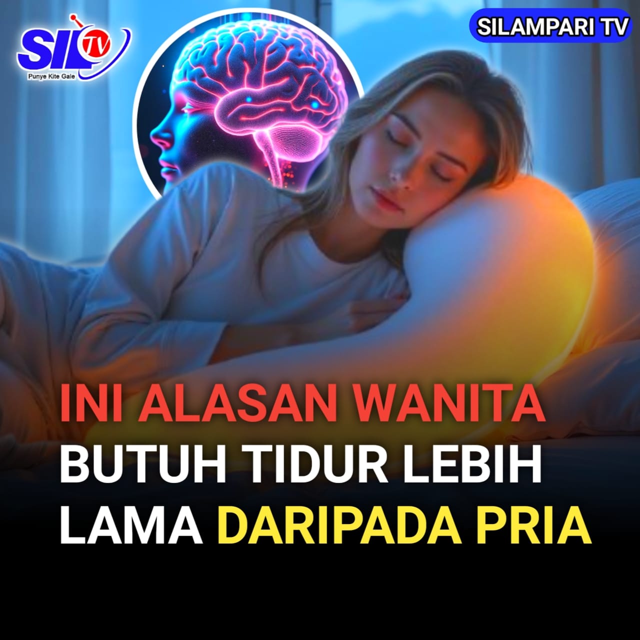 Ini Alasan Wanita Butuh Tidur Lebih Lama daripada Pria