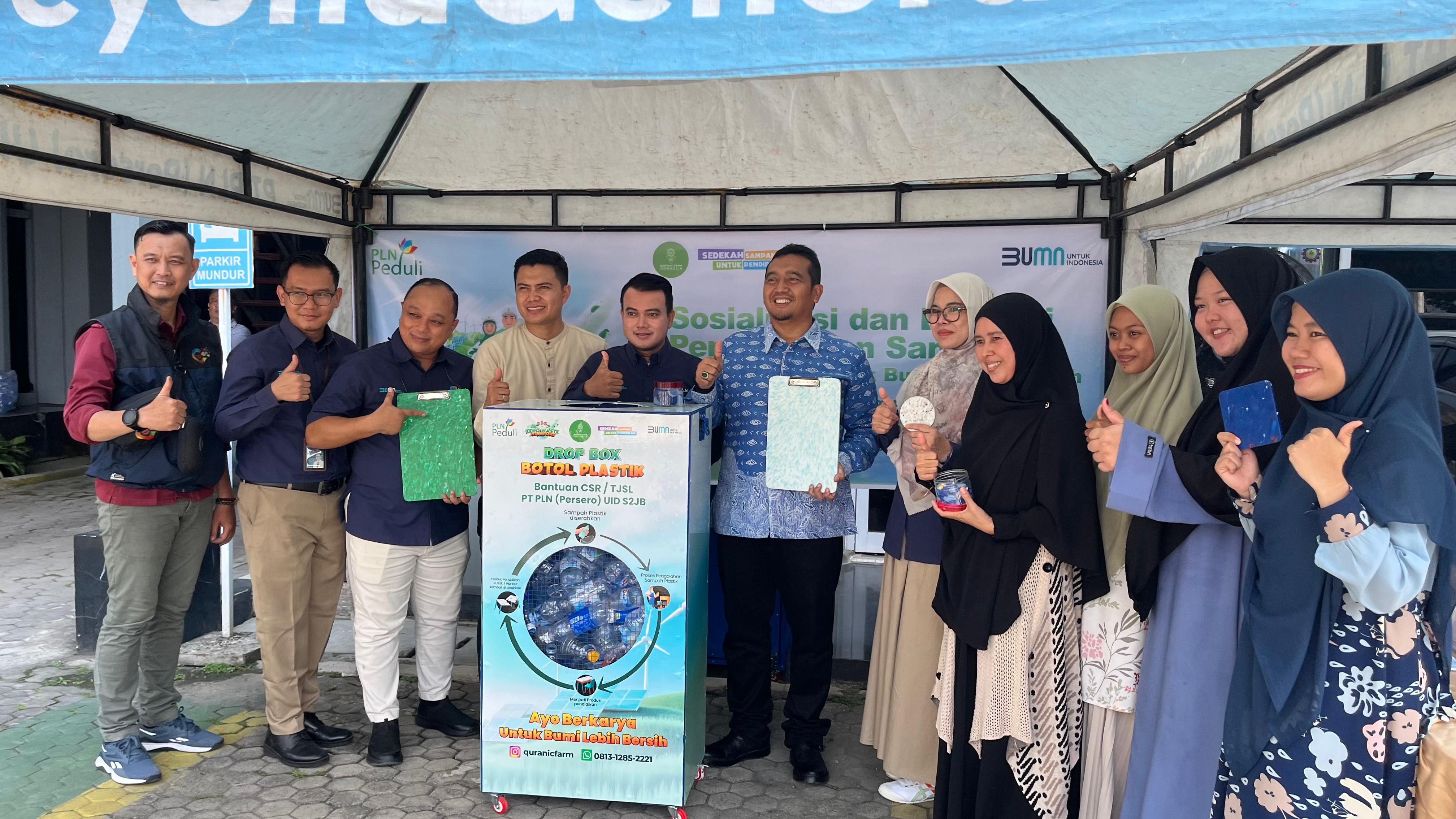 Wujud Nyata Kepedulian Terhadap Bumi, PLN S2JB Galang Aksi Peduli Lingkungan Melalui Program Bottle Up