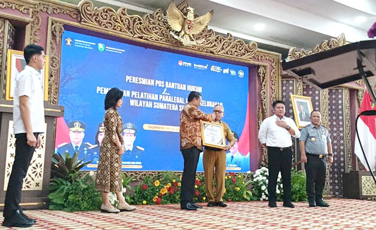 Prestasi Gemilang, Musi Rawas Raih Penghargaan atas Pembentukan Posbakum Desa dan Kelurahan