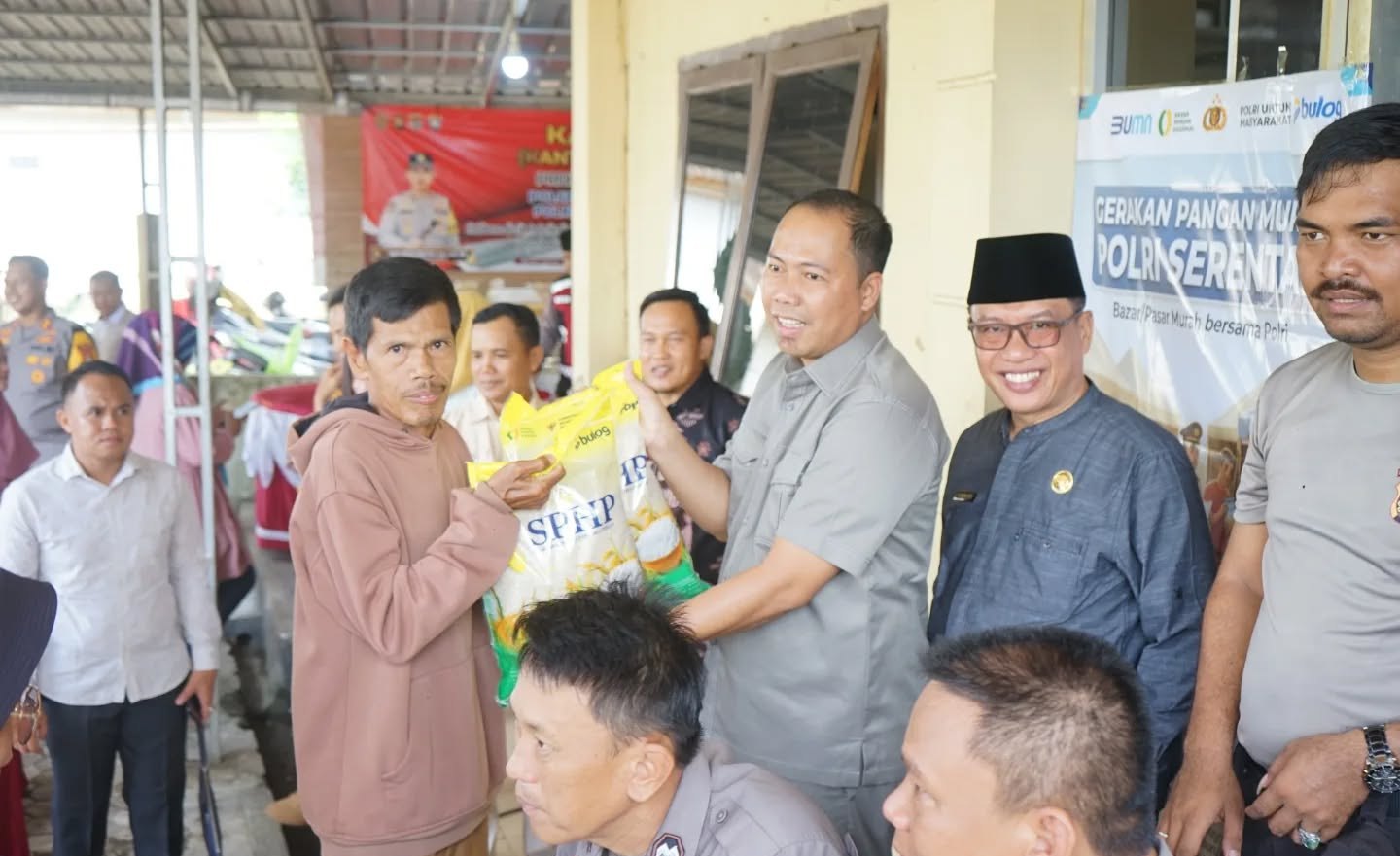 Gerakan Pangan Murah Polri Digelar di Muara Beliti, Bantu Warga Dapatkan Beras Lebih Terjangkau