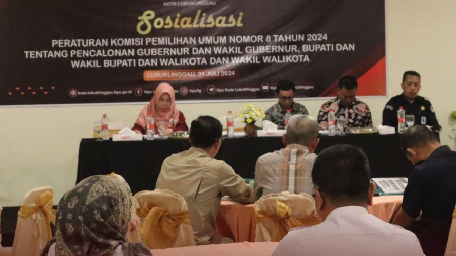 Tentang Pencalonan, KPU Lubuklinggau Sosialisasikan PKPU No.8 Tahun 2024 