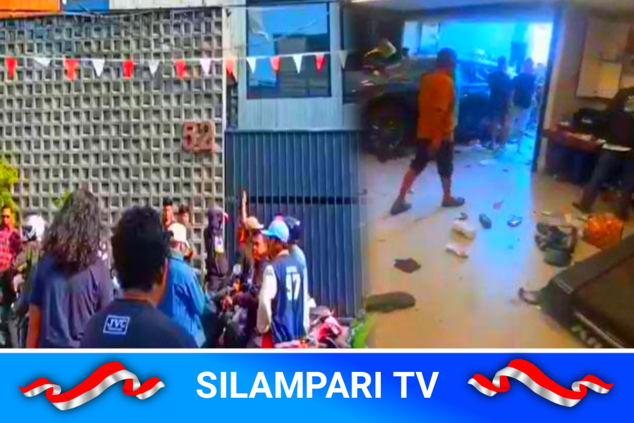 Mencekam! Rumah Ahmad Sahroni Dijarah Massa, Mobil Hancur, Warga Minta Tak Dibakar.