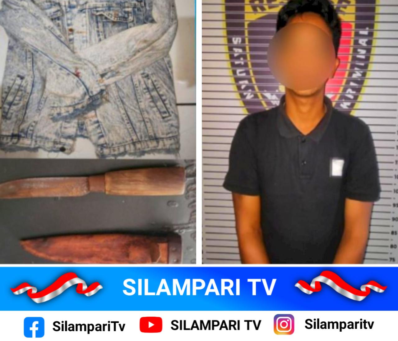 Polisi Amankan Pelaku Penusukan di Kawasan Pasar Inpres Lubuklinggau