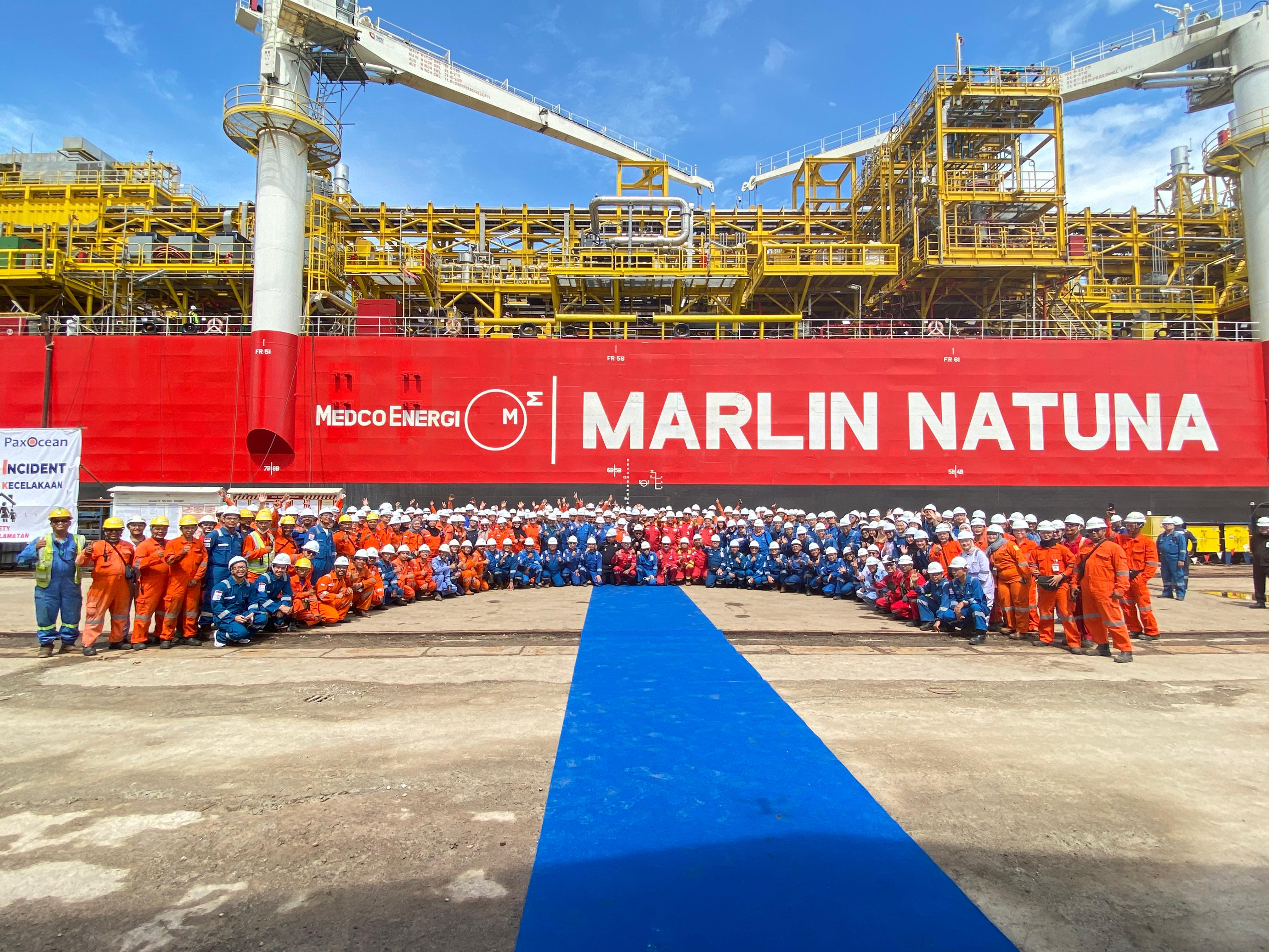 Dukung Ketahanan Energi Nasional, FPSO Marlin Natuna Resmi Sail Away