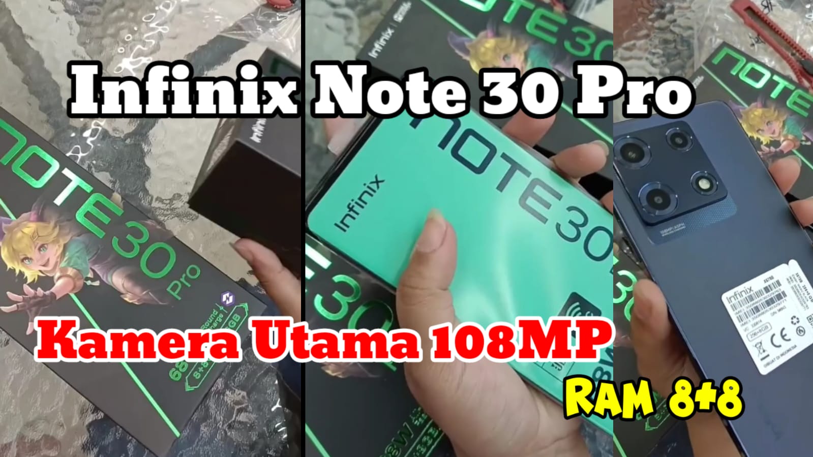 Infinix Note 30 Pro Bikin Hari-harimu Menyenangkan, Fitur Kamera Utama 108MP dengan Ram 8+8