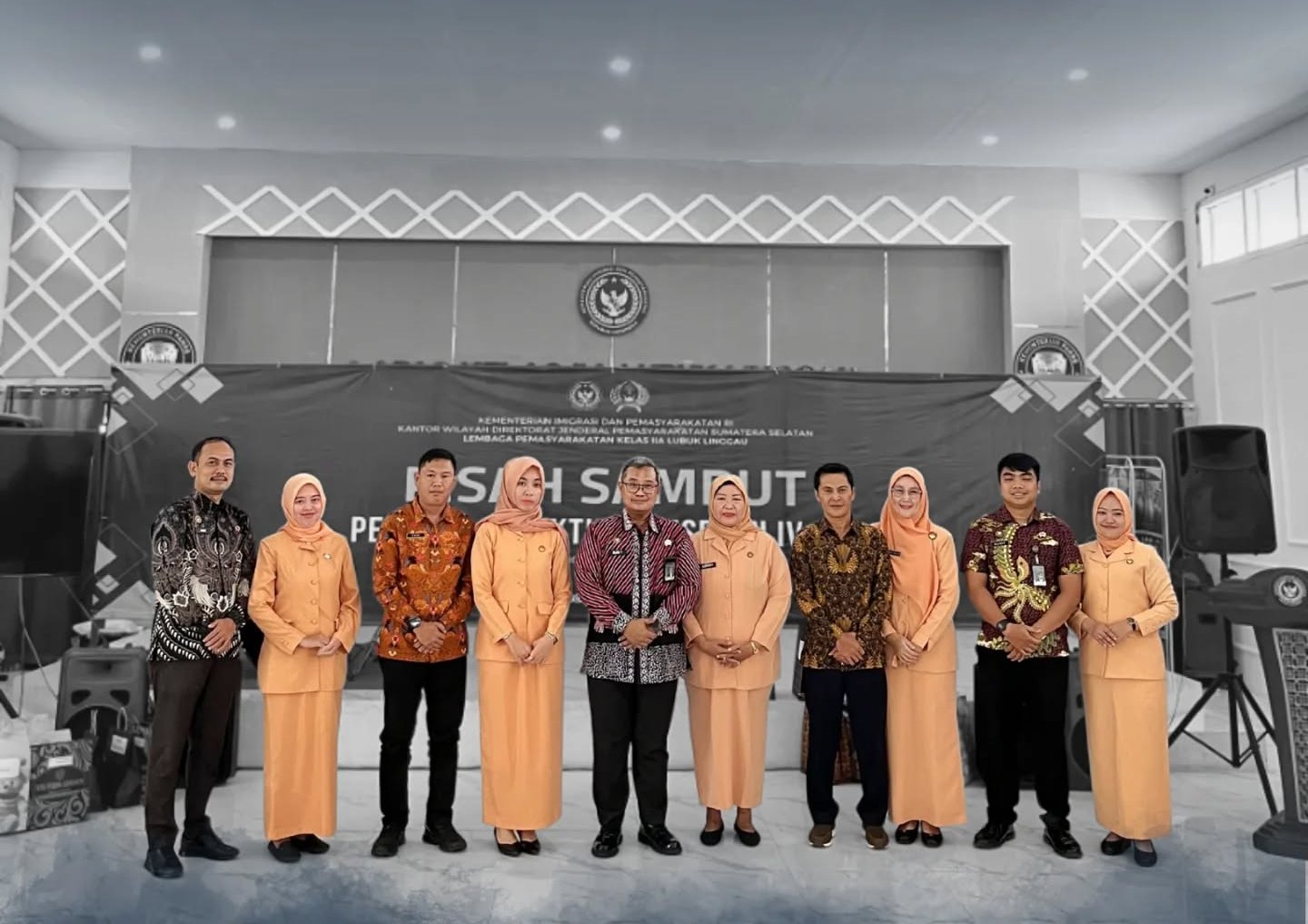 Lapas Lubuk Linggau Gelar Pisah Sambut Pejabat Struktural Eselon IV dan V