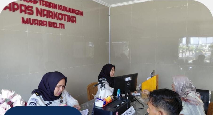 Memasuki Hari Ke-4 Idul Fitri, Antusiasme Kunjungan di Lapas Narkotika Muara Beliti Berangsur Reda