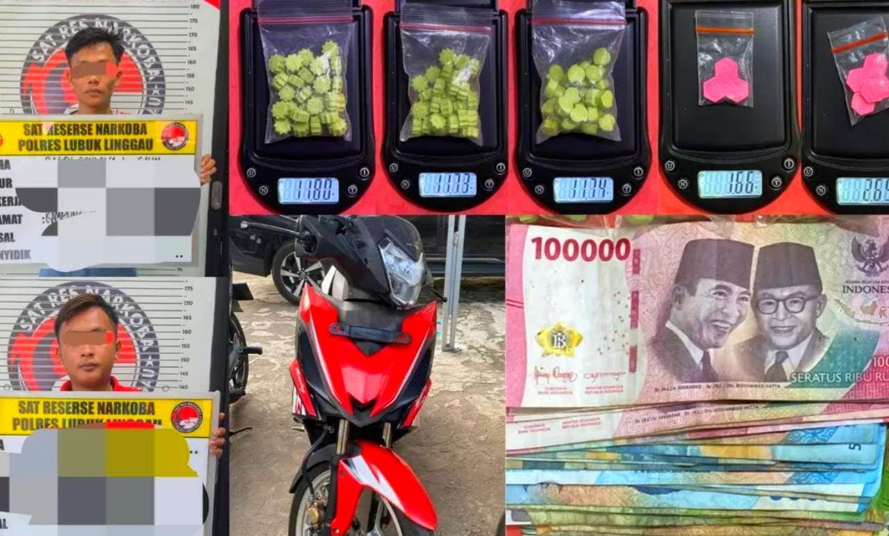 Kabur dari Polisi, Dua Pemuda Rejang Lebong Lompat dari Jembatan, 98 Butir Ekstasi Disita