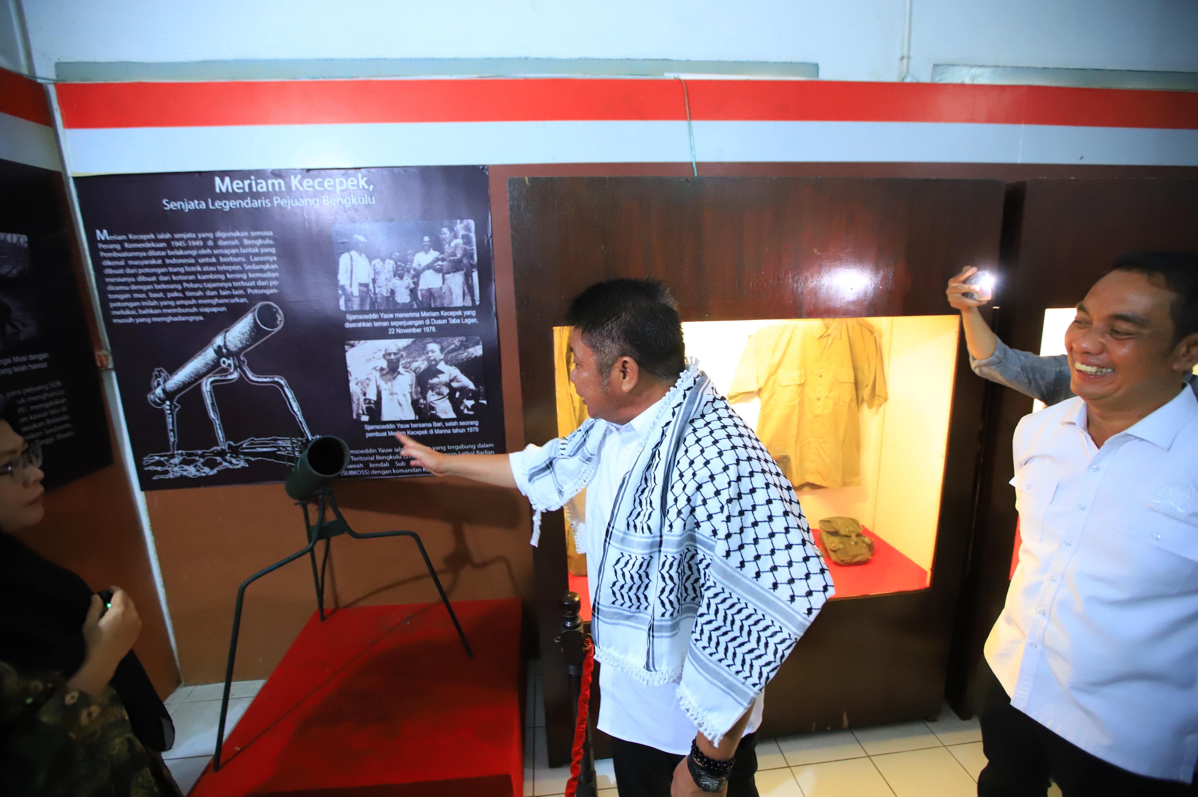 Gubernur Herman Deru Kunjungi Museum Perjuangan Subkoss Garuda Sriwijaya