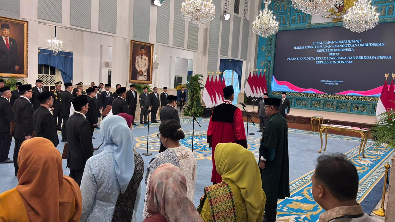 Prabowo Lantik 9 Anggota Ombudsman RI Periode 2026–2031 di Istana Negara