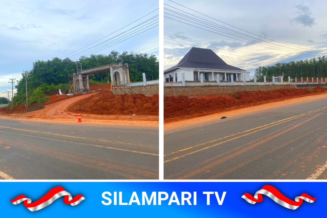 Proyek Pembangunan Pendopoan Rumdin Bupati Musi Rawas Sebabkan Jalan Licin, Polisi Turun Tangan.