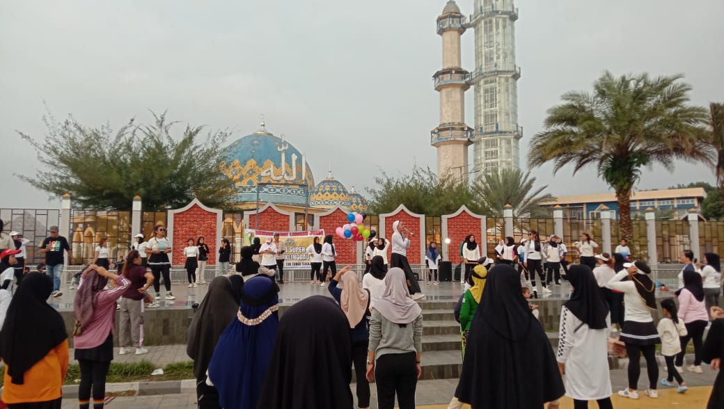 Senam Minggu Sehat di Alun-Alun Merdeka Lubuklinggau, Wadah Baru Gaya Hidup Sehat