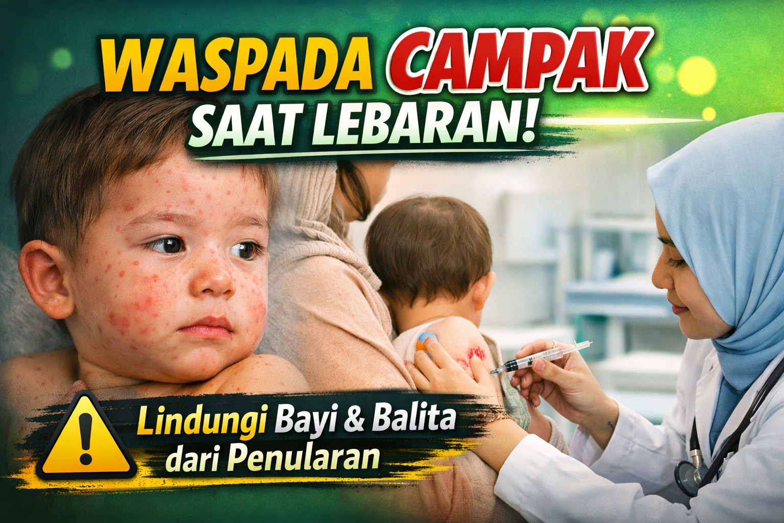 Waspada Campak Saat Lebaran, Orang Tua Diminta Lindungi Bayi dan Balita dari Penularan