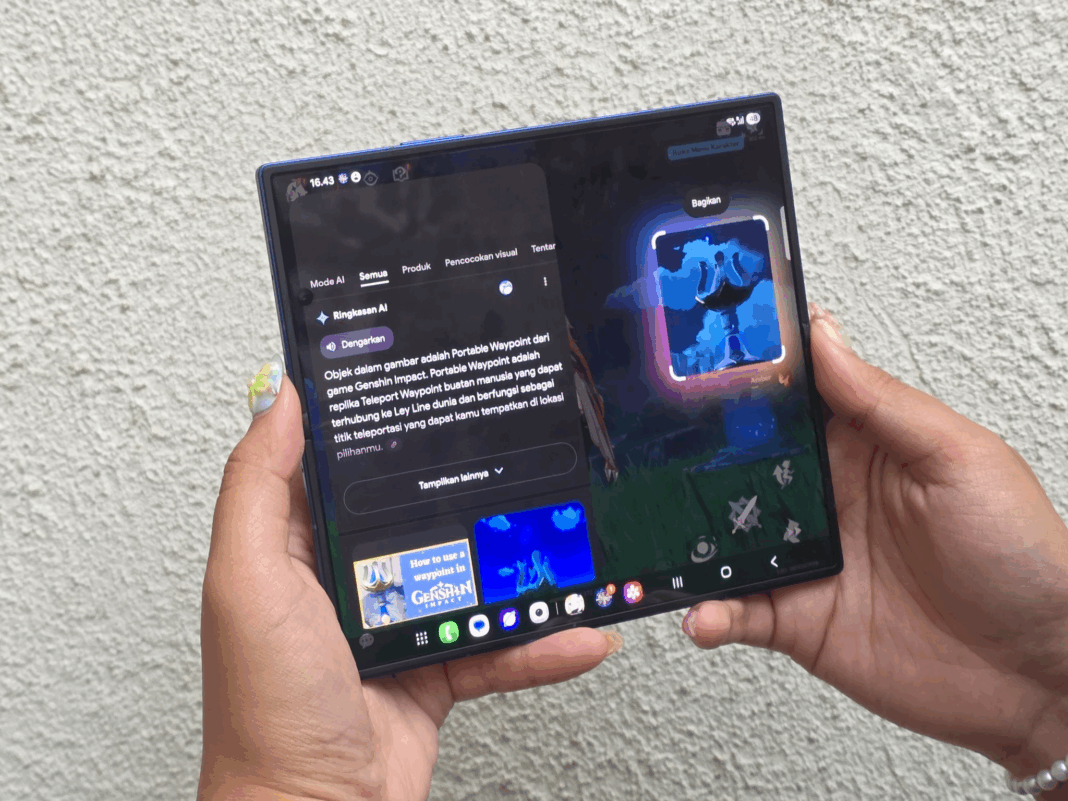 Samsung Galaxy Z Fold7 Ponsel Lipat Ideal untuk Gaming dengan Gemini AI