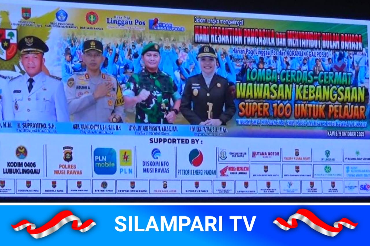 Harian Pagi Linggau Pos Gelar Lomba Cerdas Cermat Wawasan Kebangsaan Super 100 di Kabupaten Musi Rawas