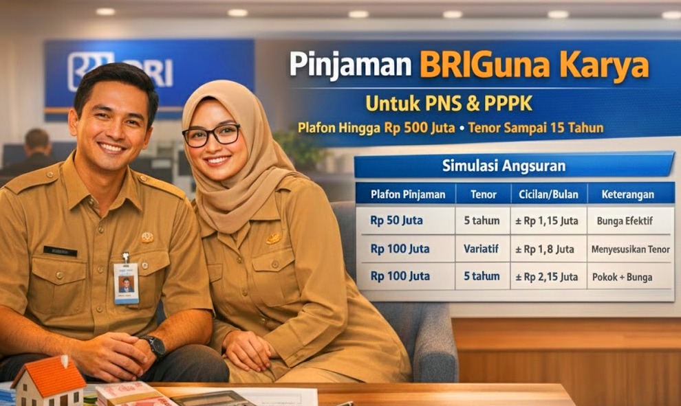 Kabar Baik ASN! BRI Luncurkan Pinjaman Tanpa Agunan untuk PNS dan PPPK Januari 2026