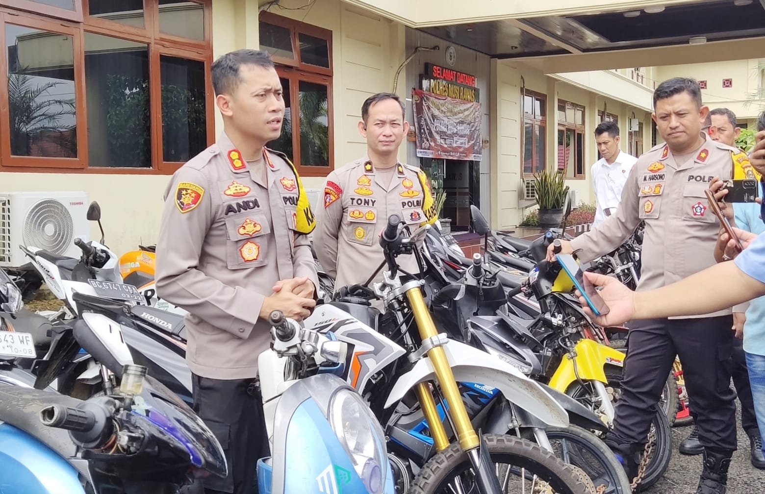 Polres Musi Rawas Sita Puluhan Motor  Balap Liar, Selama Ramadhan