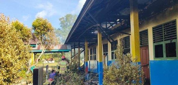 Tragedi Kebakaran Menghantam SD Negeri 013 Singkep