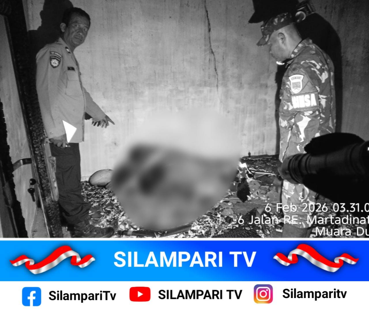 Kebakaran Dini Hari di Bengkulu, Pasutri Meninggal di Lokasi