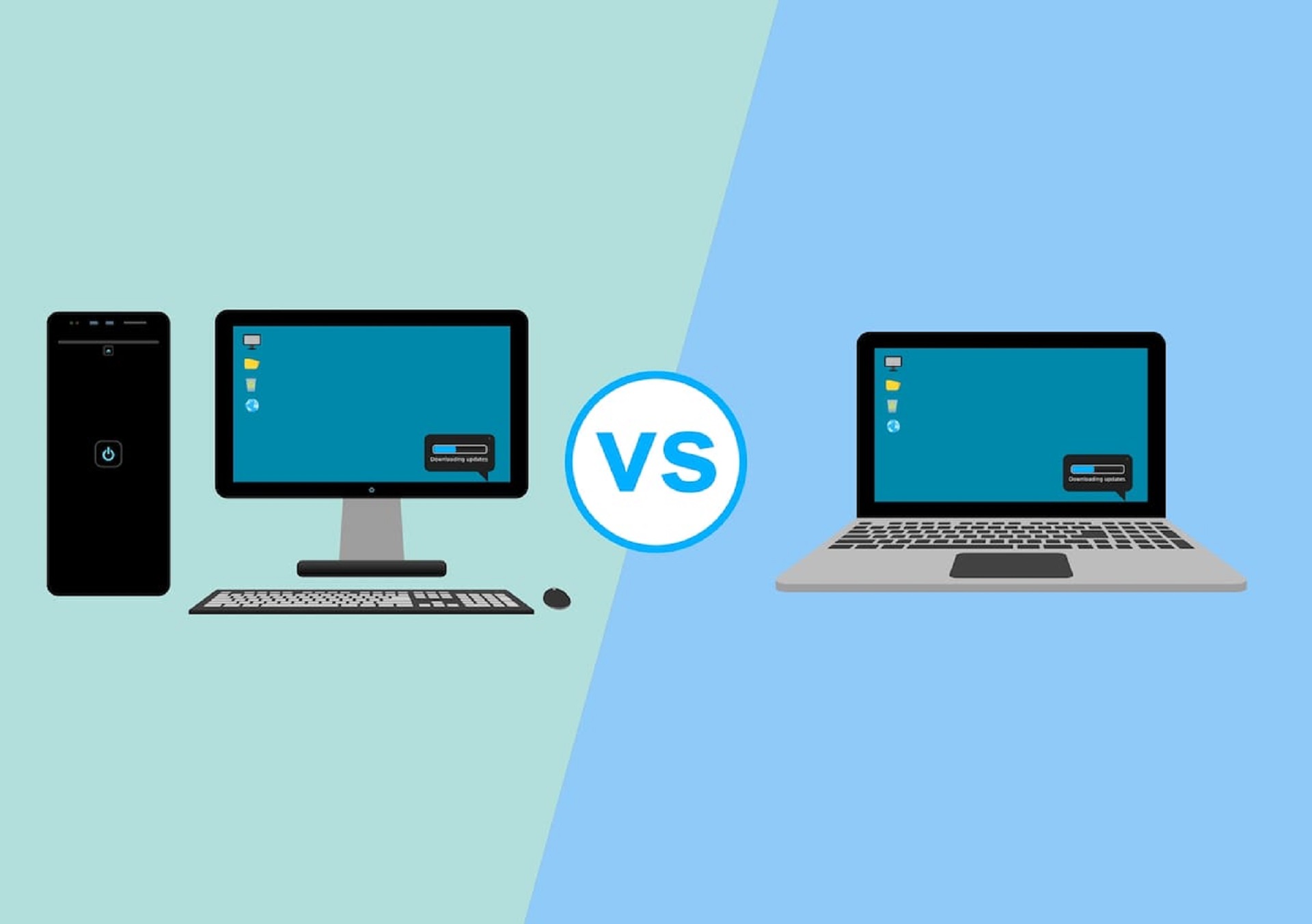 Perbandingan Antara Laptop dan PC,  Mana Yang Lebih Baik ?
