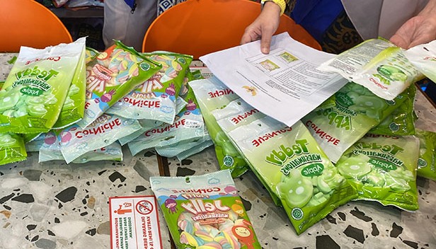 Produk Marshmallow Berlabel Halal Terindikasi Mengandung Babi, Ditemukan Beredar di Pasar Sumatera Selatan