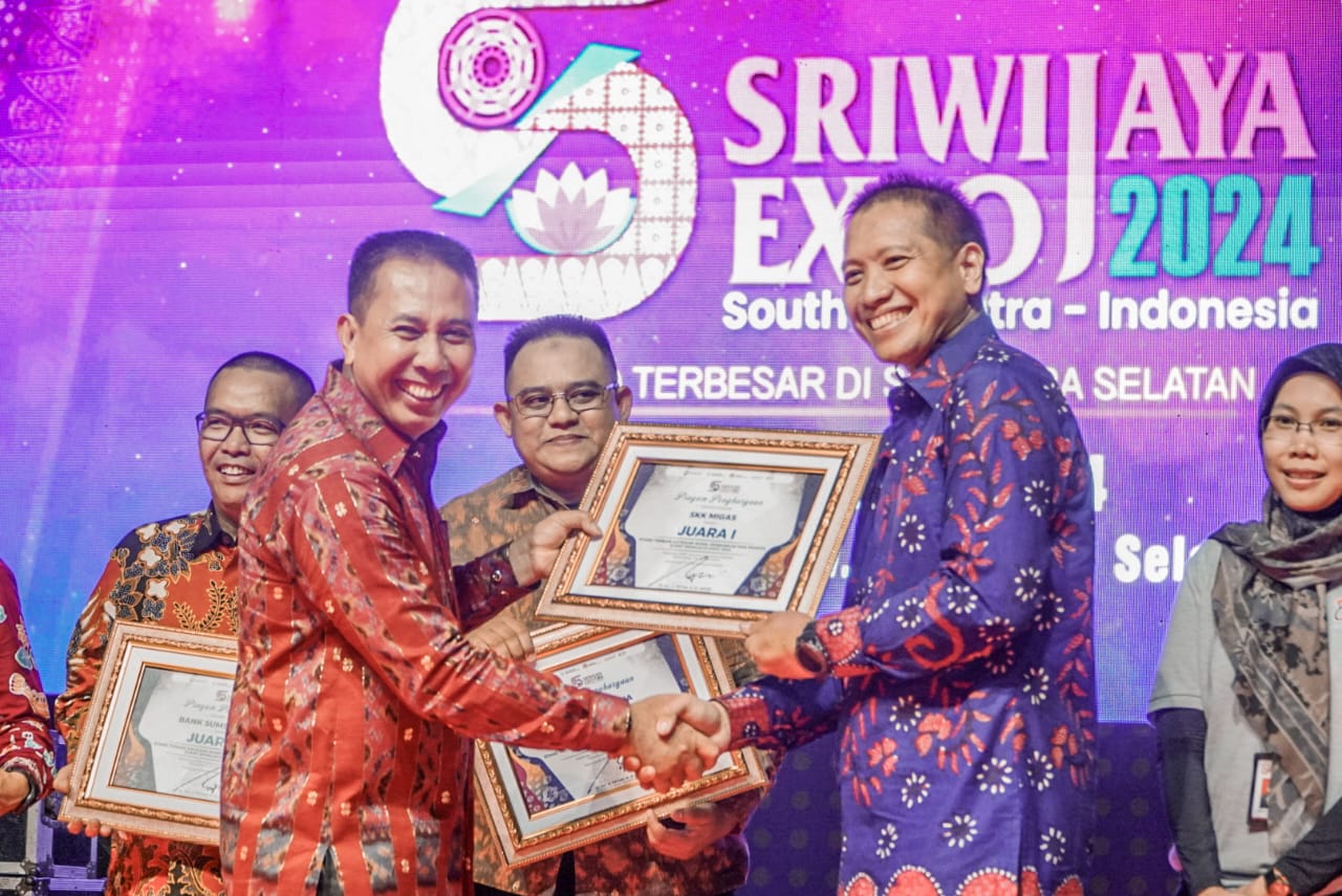 Stand Booth SKK Migas - KKKS Wilayah Sumsel Raih Juara I Stand Terbaik di Sriwijaya Expo 2024