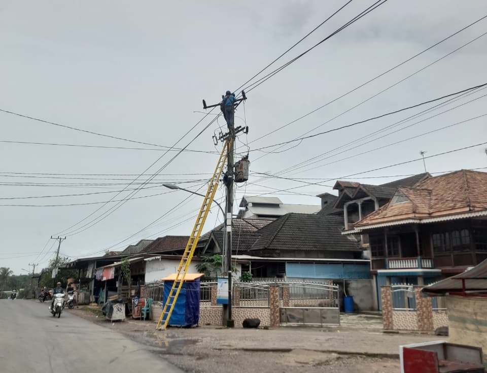 PLN ULP Kayu Agung Tingkatkan Keandalan Listrik di Tulung Selapan Lewat Uprating Penyulang Tenggiri