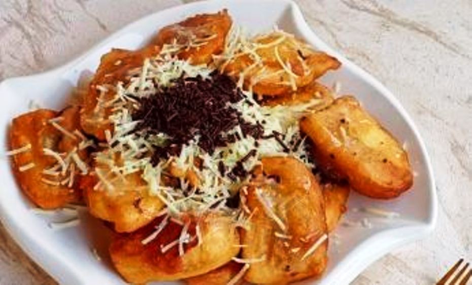 Resep Pisang Goreng Topping Keju Meses yang Mudah dan Simpel