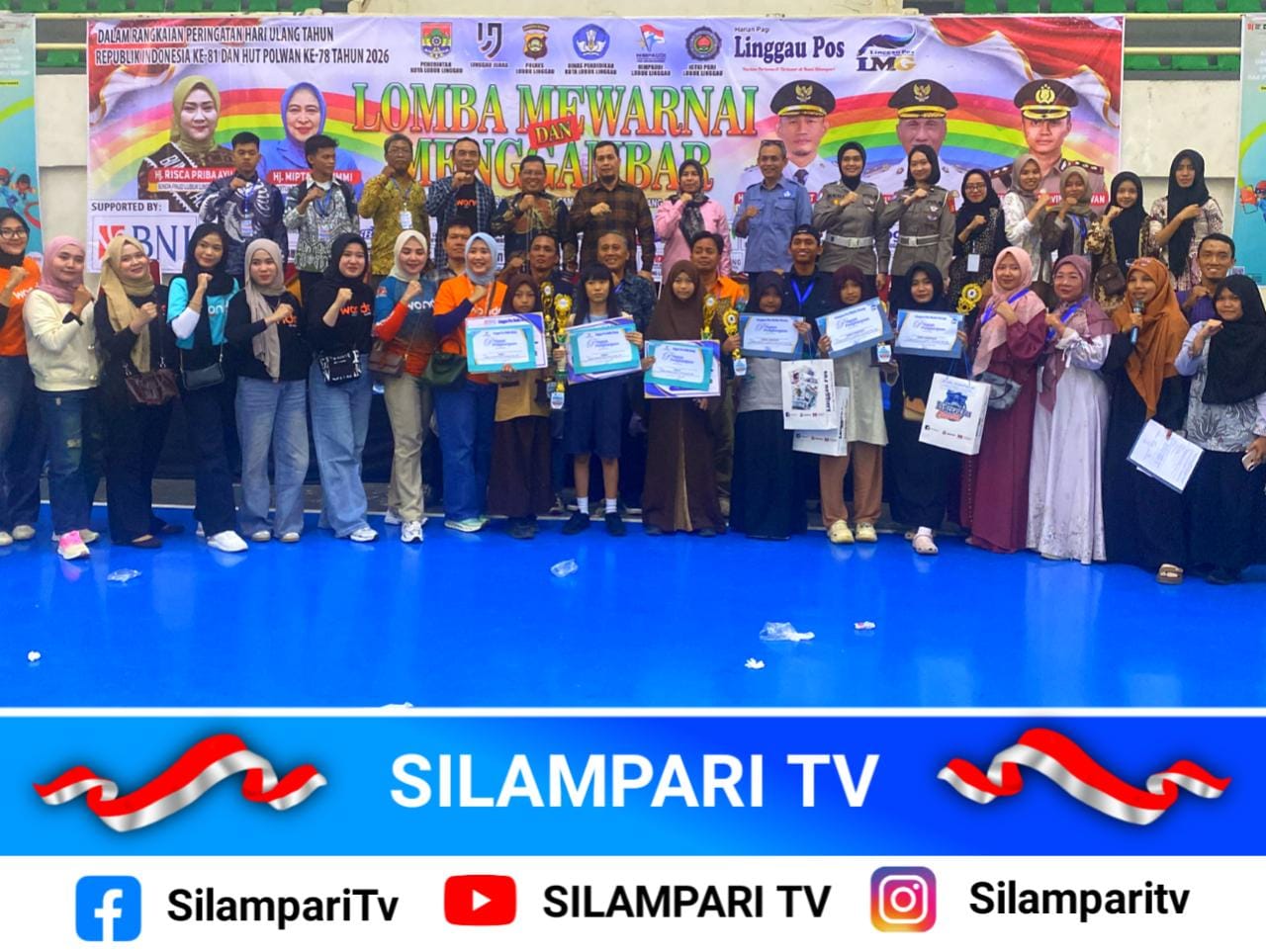 Semarak Lomba Mewarnai dan Menggambar Linggau Pos, Ini Daftar Para Juara