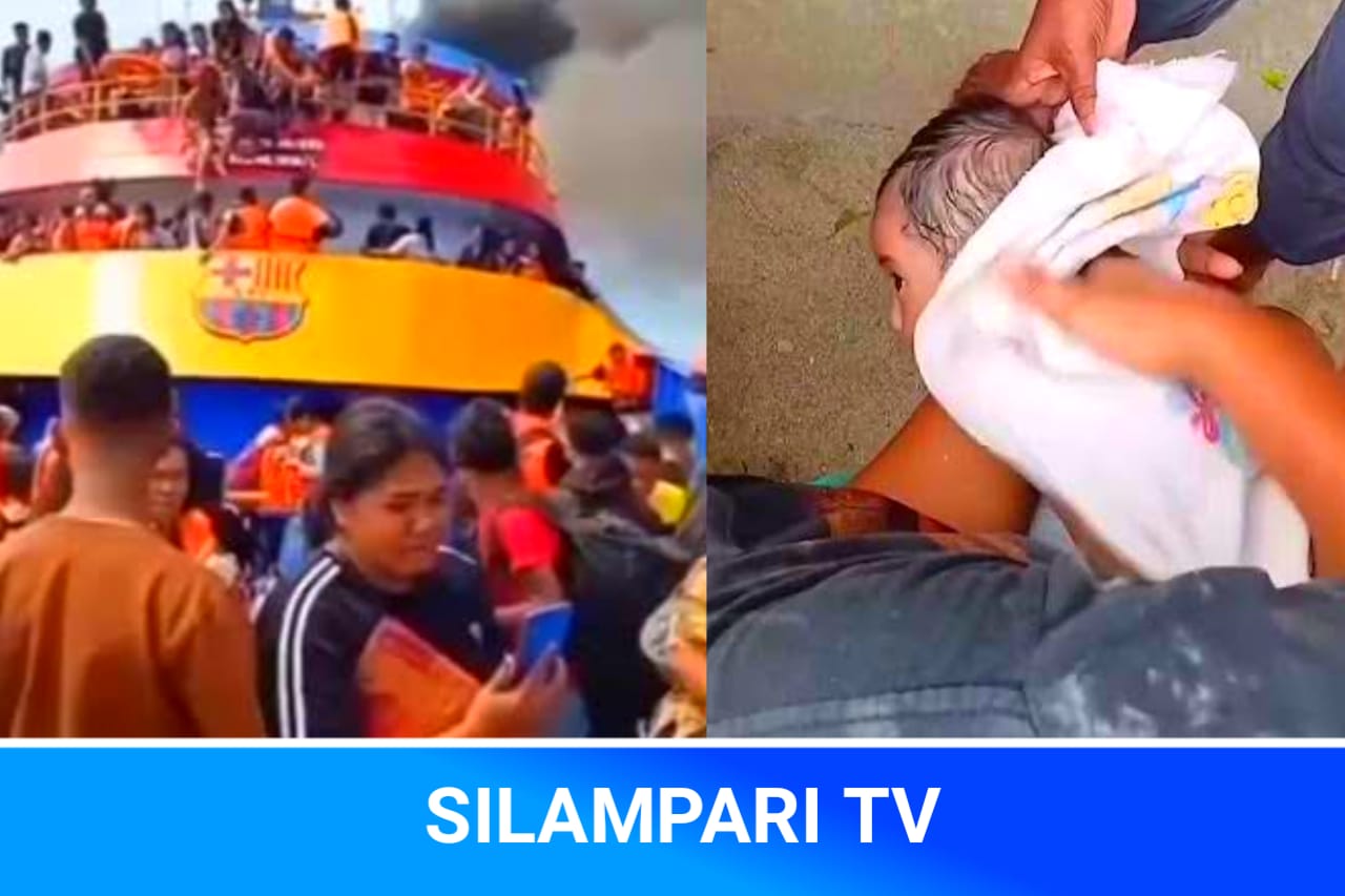 Viral! Bayi 3 Bulan Selamat dari Kebakaran KM Barcelona VA di Perairan Sulawesi Utara