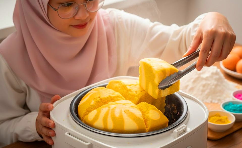 Anti Gagal! Cara Membuat Bolu Kukus Lembut Pakai Magic Com, Pemula Pasti Bisa