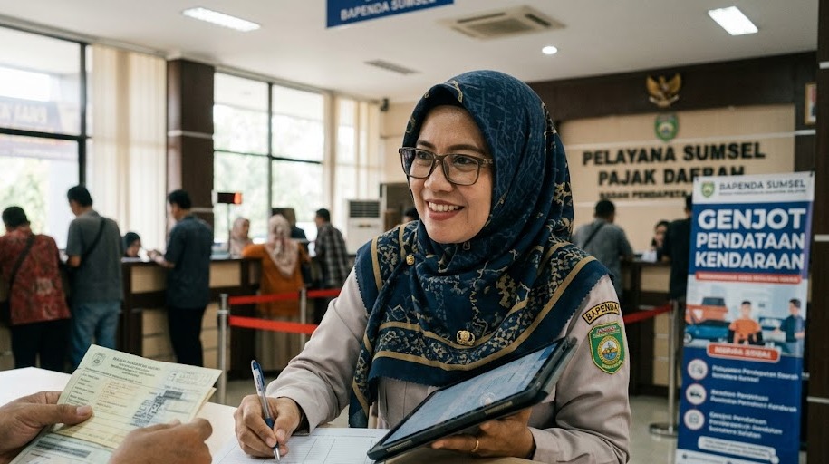 Bapenda Sumsel Genjot Pajak, Capaian Baru 18 Persen