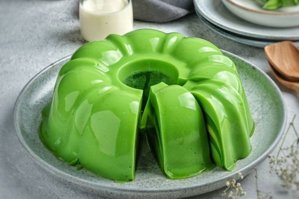 Resep Puding Santan Pandan, Manisnya Pas, Creamy dan Buatnya Gampang Banget