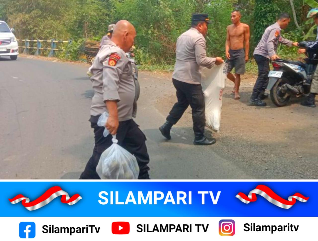 Tumpahan Solar dan Oli Bahayakan Pengendara, Dua Motor Terjatuh di Lubuk Linggau