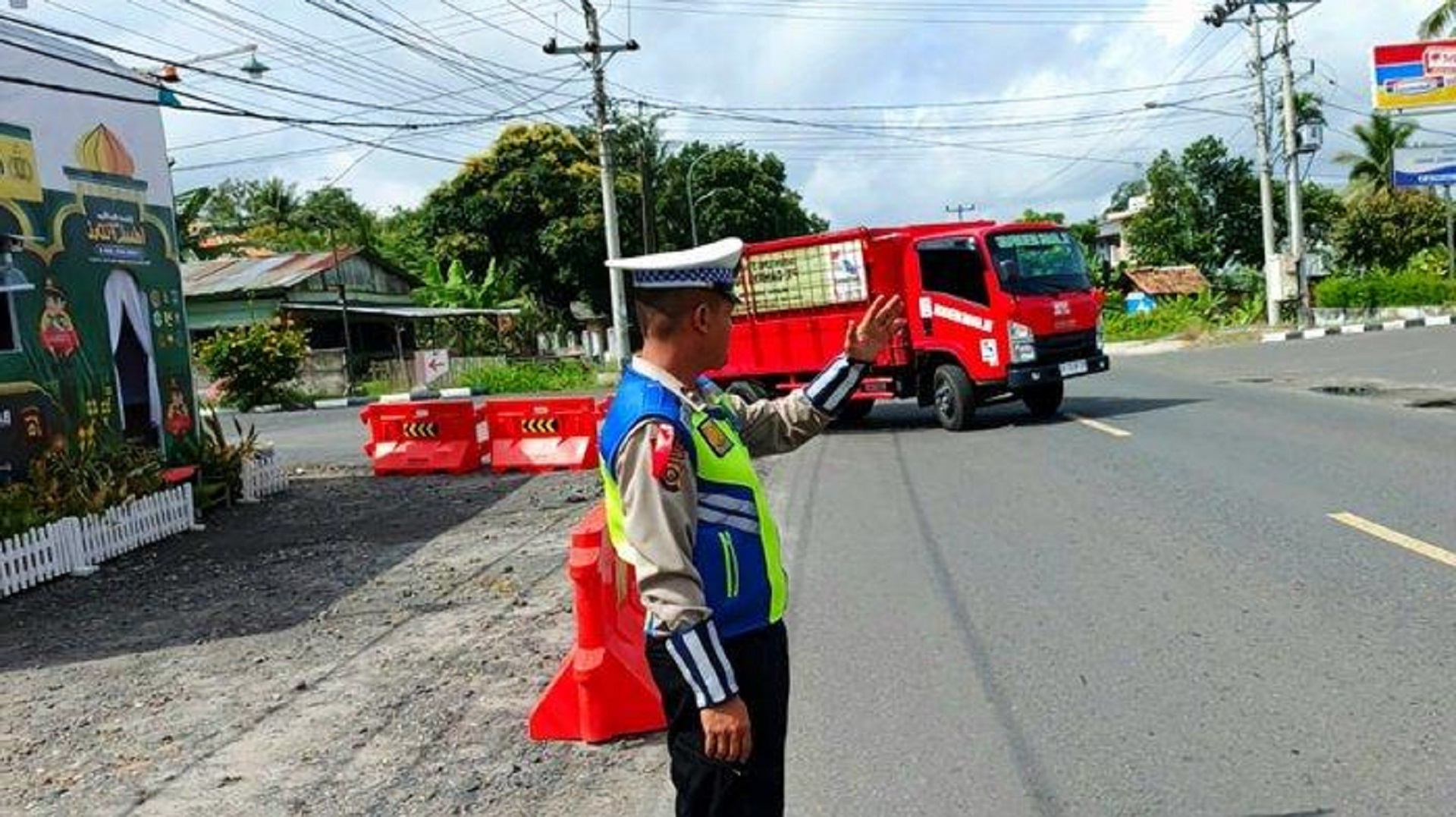 Jalan Lintas Tengah Sumatera Terlihat Lengang, Kendaraan Jarang Melintas Saat Arus Balik