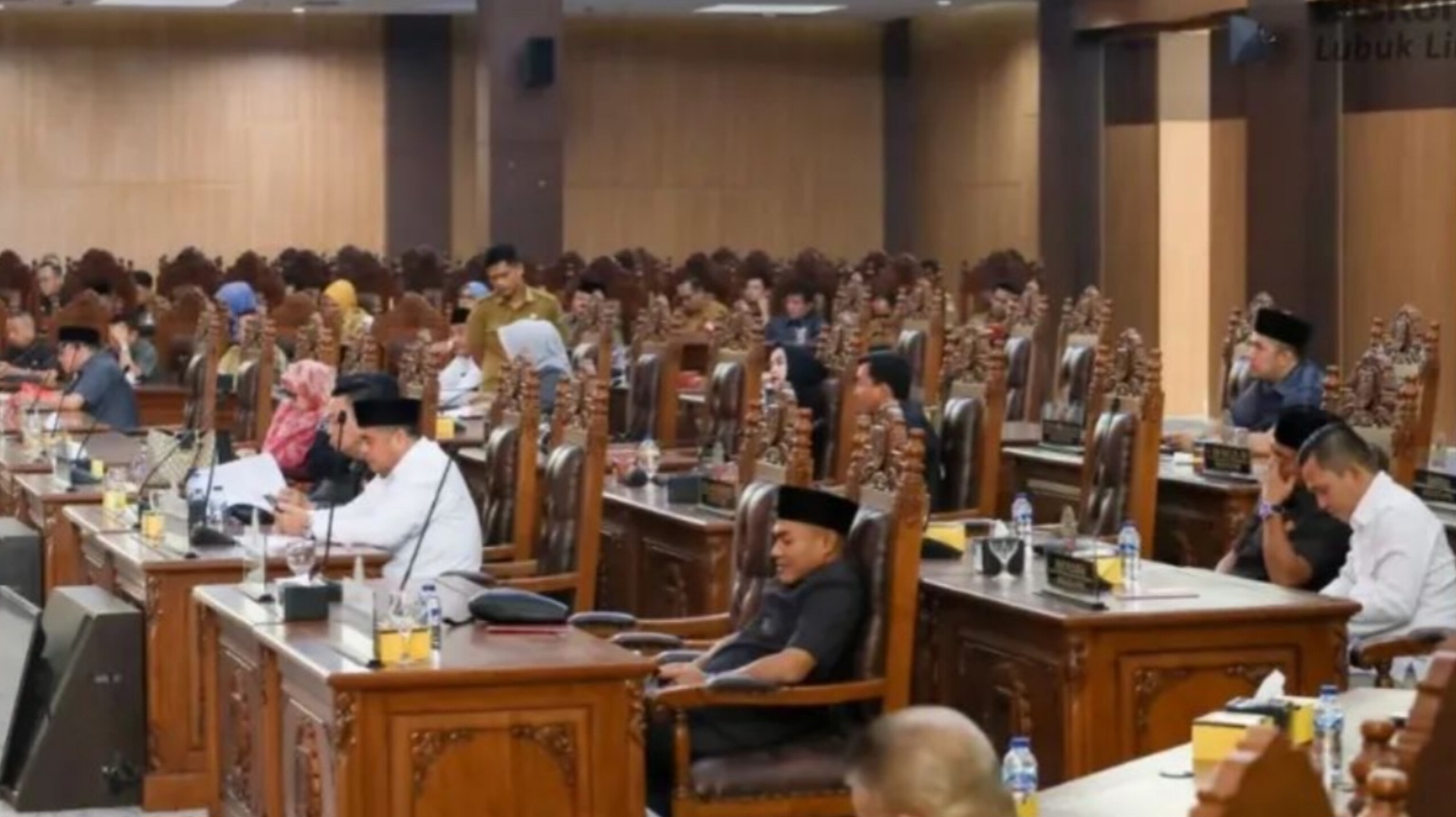 DPRD Kota Lubuk Linggau Gelar Paripurna Tanggapan Eksekutif Terhadap 5 Raperda